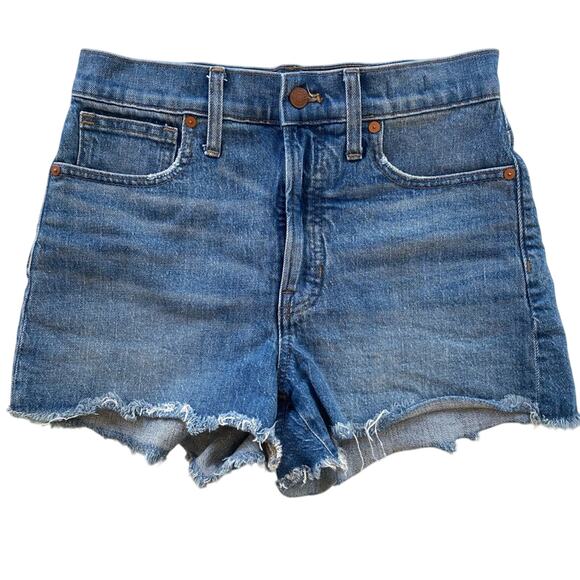 Madewell The Perfect Jean Shorts in Rayburn Wash Size 27 Gently Used - Picture 2 of 6